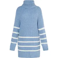 Usha Strickpullover Damen Denimblau