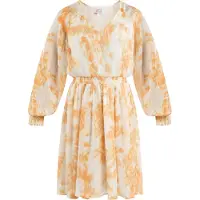 IZIA Midikleid Damen orange