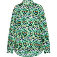 Usha Bluse Damen Grün Mehrfarbig