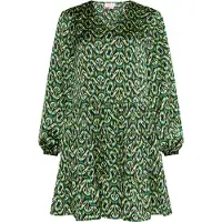 IZIA Kleid Damen Grün Mehrfarbig