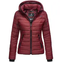 NAVAHOO Damen Steppjacke Lulana – Leicht, Stylisch & Abnehmbare Kapuze