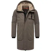 STONE HARBOUR Herren Outdoorjacke Cyriaan mit Teddyfellkapuze & winddichtem Design