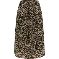 Faina Rock mit Leoprint Damen Beige Löwe