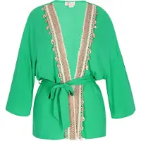 IZIA Kimono Damen grün