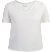 Usha Blusenshirt Damen Wollweiß