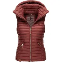 NAVAHOO Steppweste "Steppweste Shadaa", Damen, Gr. S, rot (weinrot), Obermaterial: 100% Nylon NY. Futter: 100% Polyester PES. 100% Polyester PES., Westen Steppweste