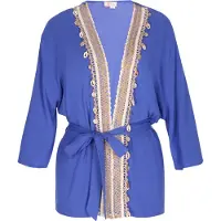 IZIA Kimono Damen KÖNIGSBLAU
