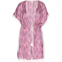 IZIA Kimono Damen Rosa Mehrfarbig