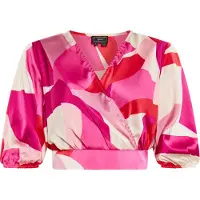 Faina Bluse Damen Rosa Mehrfarbig