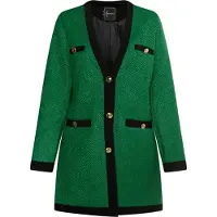 Faina Bouclé-Blazer Damen grün