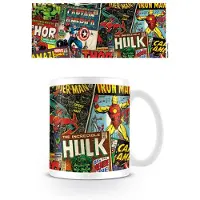 Marvel - Kaffeebecher "Retro", Comic-Titelbild (Bunt)