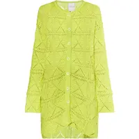 IZIA Langer Cardigan Damen Limette