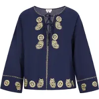 Usha Bluse Damen Marine