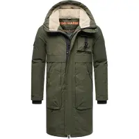 STONE HARBOUR Wintermantel "Cyriaan XX" Langer Herren Winterparka mit großen Eingrifftaschen