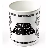 Star Wars - Kaffeebecher "Expressions Of A Stormtrooper" (Weiß/Schwarz)