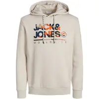 Jack & Jones Luke Sweat Hood Beige