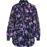 Usha Bluse Damen Blau Mehrfarbig