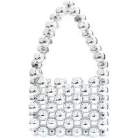 FELIPA Handtasche Damen Silber