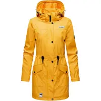 NAVAHOO Outdoorjacke "Deike" mit Kapuze modischer Damen Outdoor Regenmantel