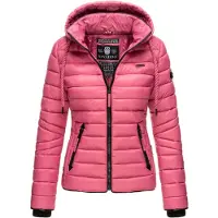 NAVAHOO Damen Steppjacke Lulana – Leicht, Stylisch & Abnehmbare Kapuze
