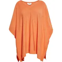 Usha Poncho Damen Aprikose