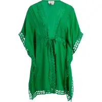 IZIA Kimono mit Lochspitze Damen grün