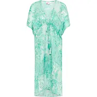 IZIA Kimono Damen Grün Weiss