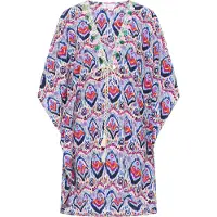 IZIA Kimono Damen Blau Mehrfarbig