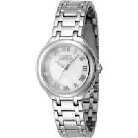 Invicta Wildflower 48230 Damenuhr - Quarzwerk - Edelstahl mit silbernem Zifferblatt - 32 mm