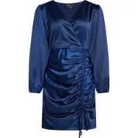 Faina Minikleid aus Satin Damen Marine