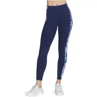 SKECHERS Performance GOWALK Misty Floral Leggings aus Nylon für Frauen in Blau