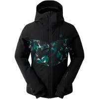 Dare 2b - "Iced" Skijacke für Damen, Wasserfest RG12142 (46 DE) (Schwarz/Elektrisch)