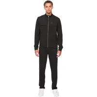 Duck and Cover - "Tames" Hoodie und Jogginghosen-Set für Herren, Durchgehender Reißverschluss (Schwarz)