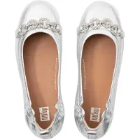 FitFlop Fit Flop - "Allegro" Glitzer Ballerinas für Damen (Silber)