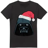 Star Wars - T-Shirt für Herren - weihnachtliches Design (Schwarz)