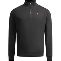 U.S. POLO ASSN. . Herren Half-Zip Pullover USJaaspa aus Baumwoll-Viskose-Mix