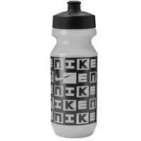 Nike - Sportflasche, Logo, 650ml (Weiß/Weiß/Schwarz/Schwarz)