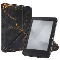 IMoshion Design Klappbare Klapphülle für das Kobo Clara Colour / BW - Black Marble