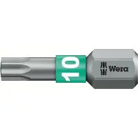 Wera Bit 867/1 BTZ, Sternprofil, T 10, Länge 25 mm, 10 Stück