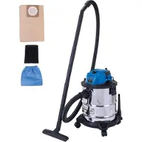 Scheppach Nass- / Trockensauger VC20 - 1300W | 2m Schlauchlänge | 4m Anschlusskabel | 20L Edelstahlbehälter