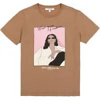 Garcia damen T-Shirt, XL, Braun