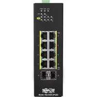 Tripp Lite 8-Port Lite Managed Industrial Gigabit Ethernet Switch - 10/100/1000mbps -10 to 60 C