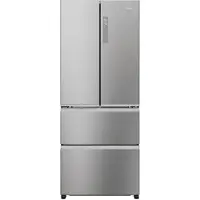 Haier HFR3718ENMM, 402 l, SN-T, 6 kg/24h, E, Fresh Zone Fach, Edelstahl