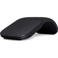 Microsoft Surface Arc Maus/Blaue Spur/1 000 DPI/Drahtloses Bluetooth/Schwarz