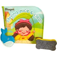 Magni - Bath book with color reaction, happy kid (5728)