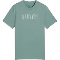 Puma Mädchen Sport Graphic Tee G T-Shirts, Green Moon, 128 EU