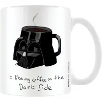 Star Wars - Kaffeebecher "Dark Side", Mem (Weiß/Schwarz)