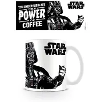 Star Wars - Kaffeebecher "The Power Of Coffee" (Weiß/Schwarz)