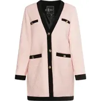 Faina Bouclé-Blazer Damen rosa