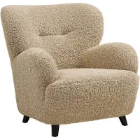 Ebuy24 Sessel Disa in Hellbraun, Maße: Breite 86 cm, Höhe 87 cm, Tiefe 86 cm
